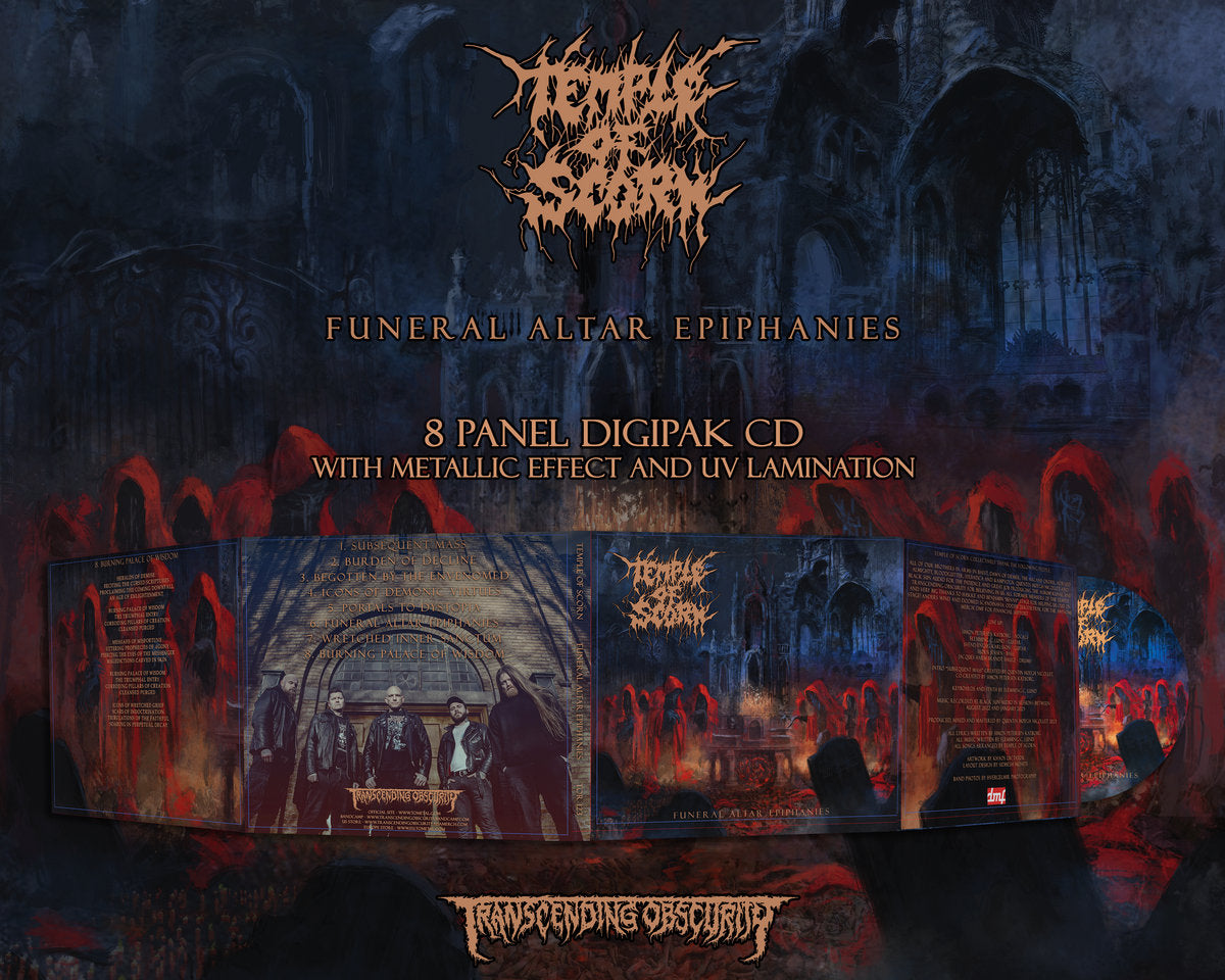 Temple Of Scorn "Funeral Altar Epiphanies" Hand-numbered Edition CD