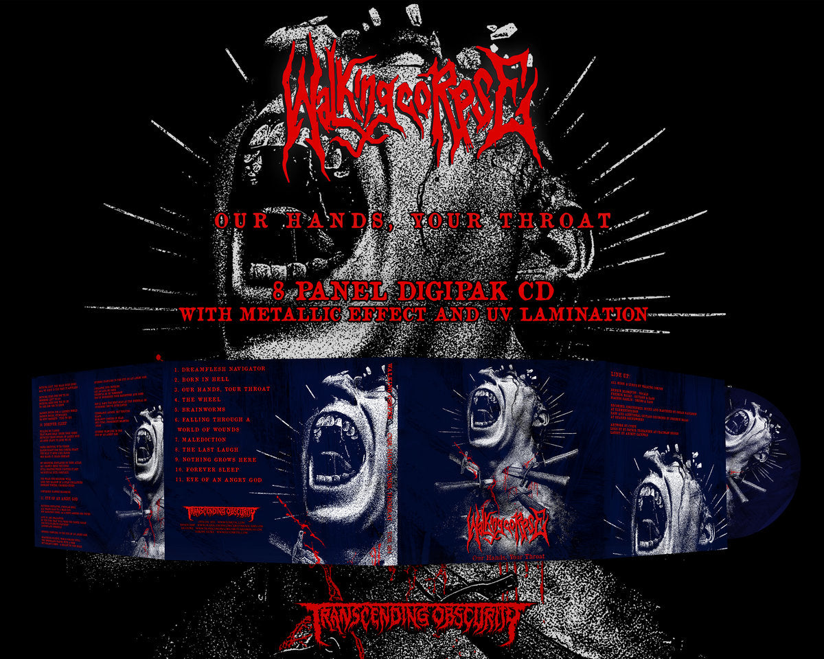 Walking Corpse "Our Hands, Your Throat" Hand-numbered Edition CD