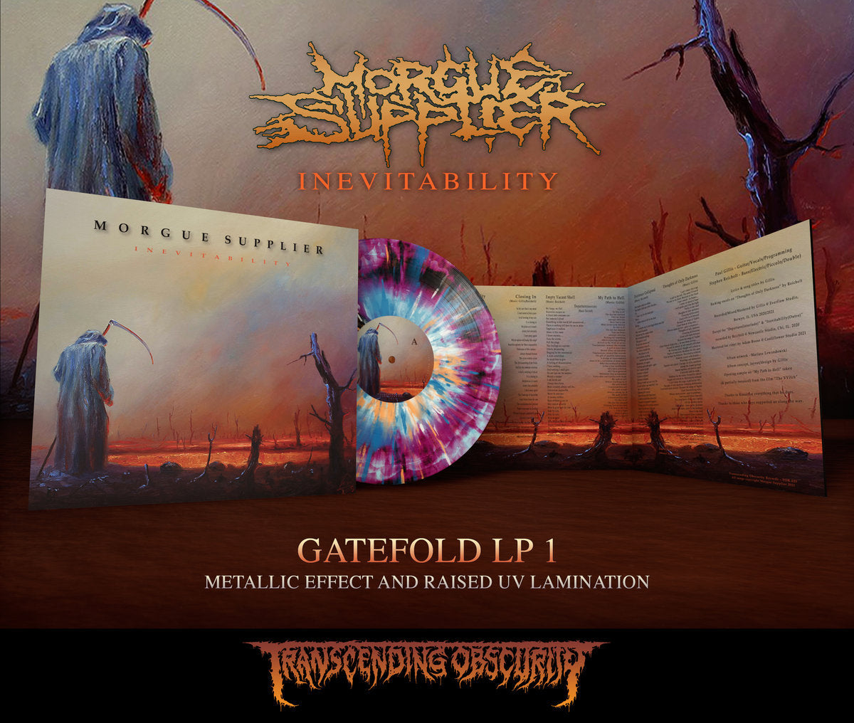 Transcending Obscurity "MORGUE SUPPLIER - Inevitability " Limited Edition 12"
