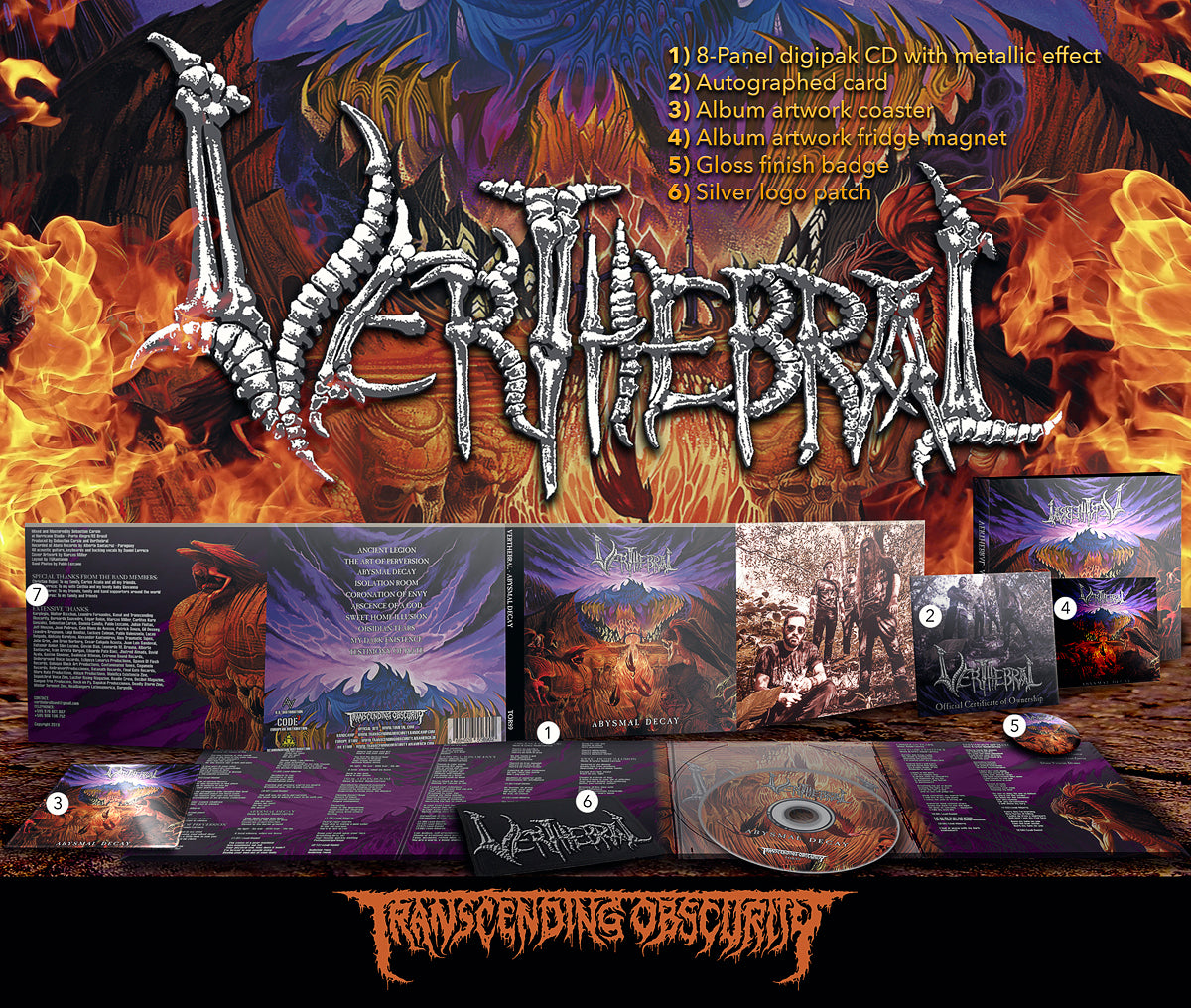 VERTHEBRAL (Paraguay) "Abysmal Decay" Limited Edition Boxset