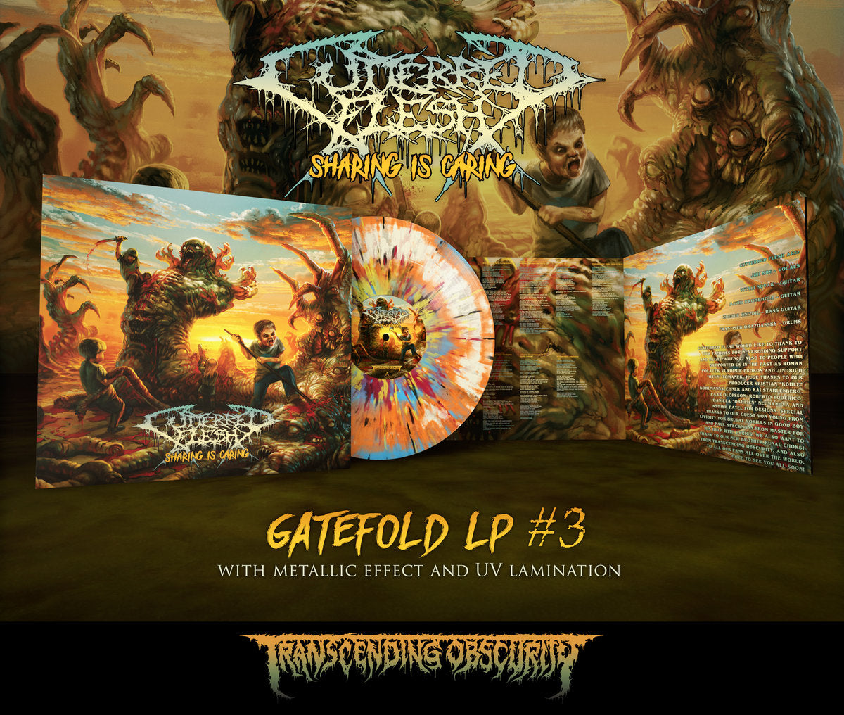 Cutterred Flesh "Sharing Is Caring LP" Limited Edition 12"