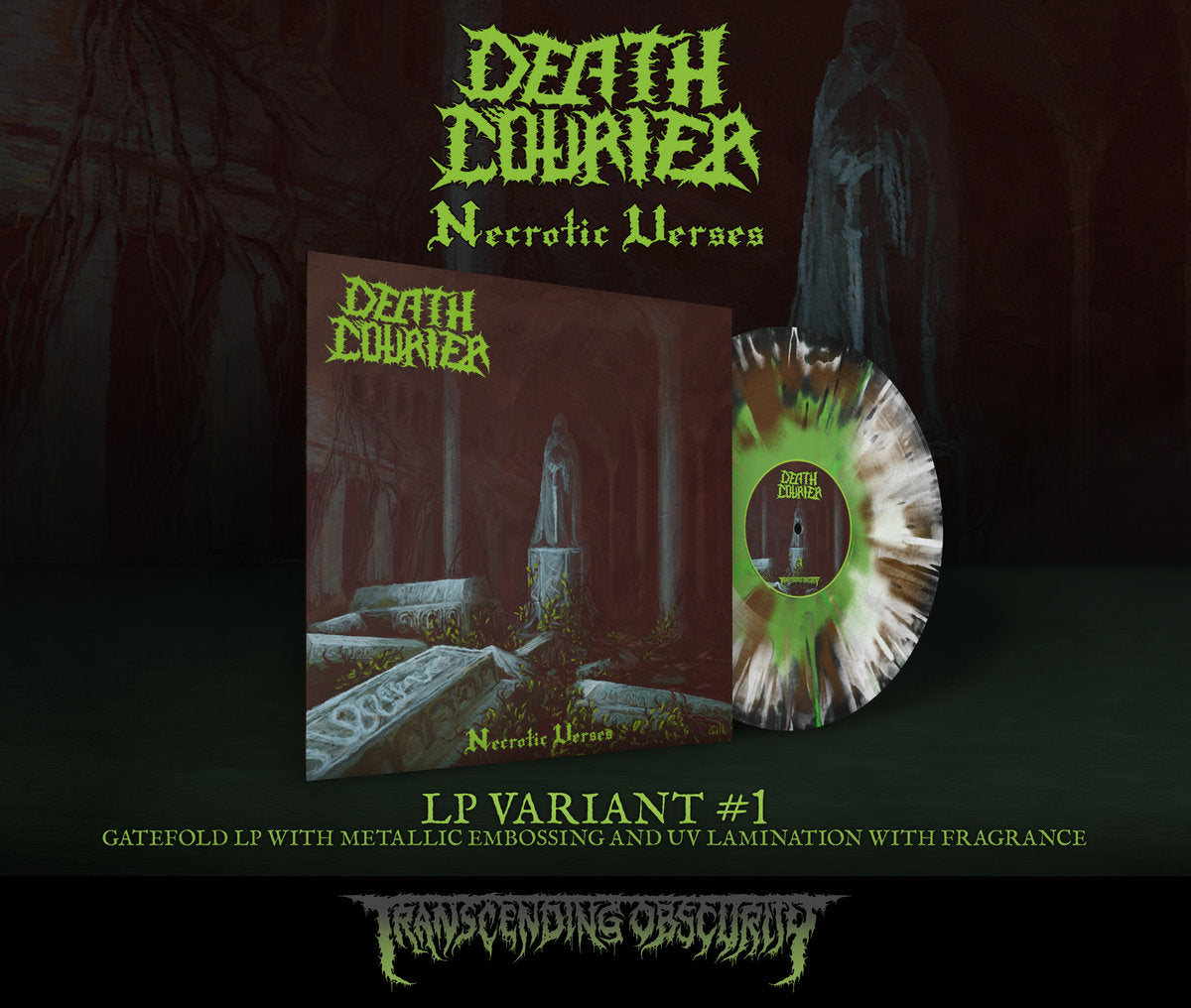 Death Courier (Greece) "Necrotic Verses" Limited Edition 12"