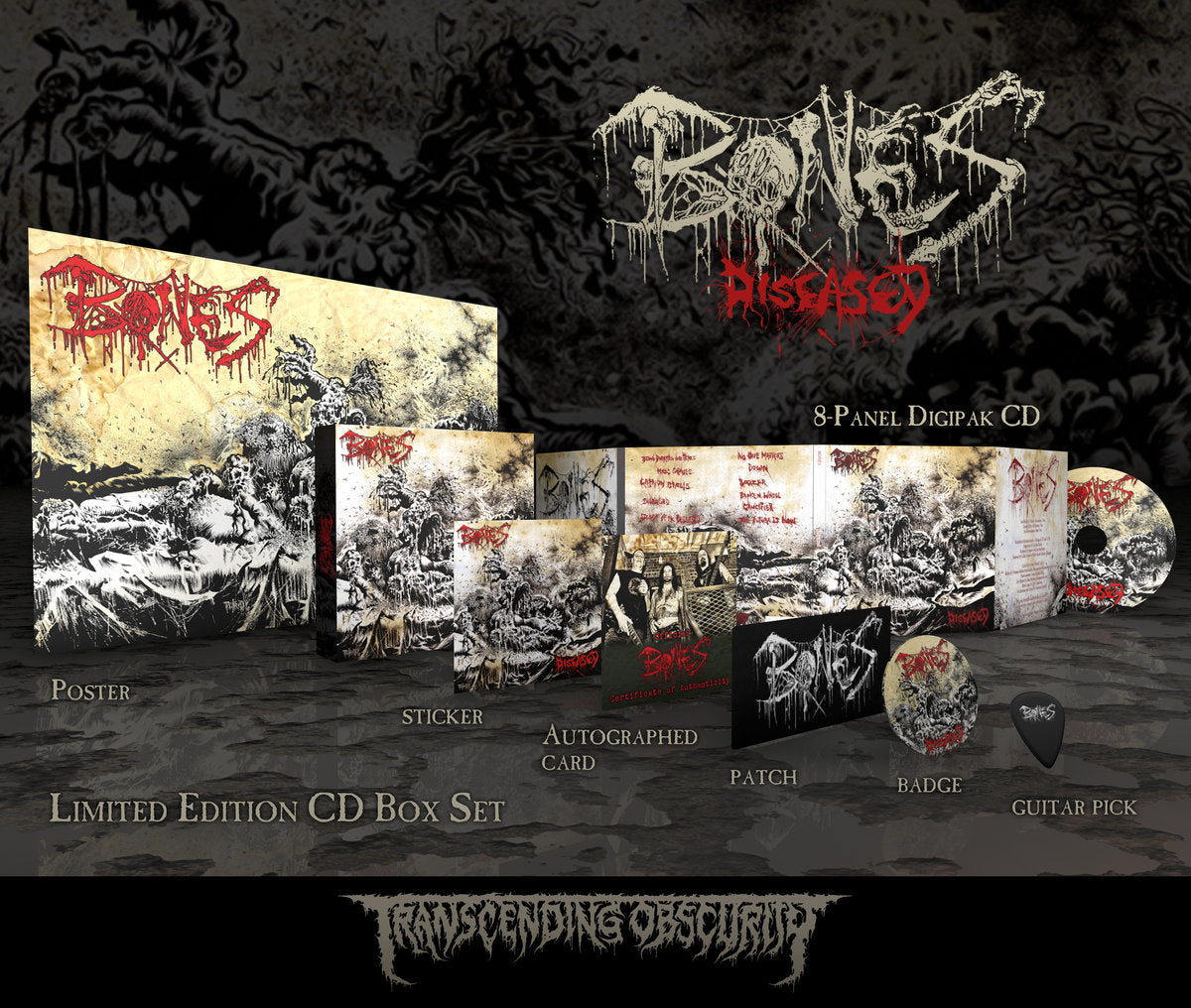 Bones (US) "Diseased" Limited Edition Boxset