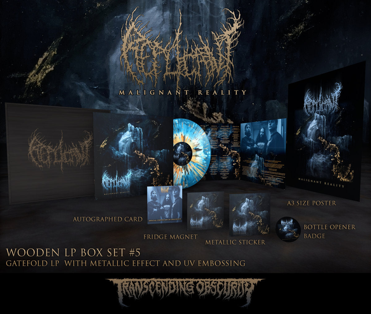 Replicant "Malignant Reality Wooden LP Box" Limited Edition 12"