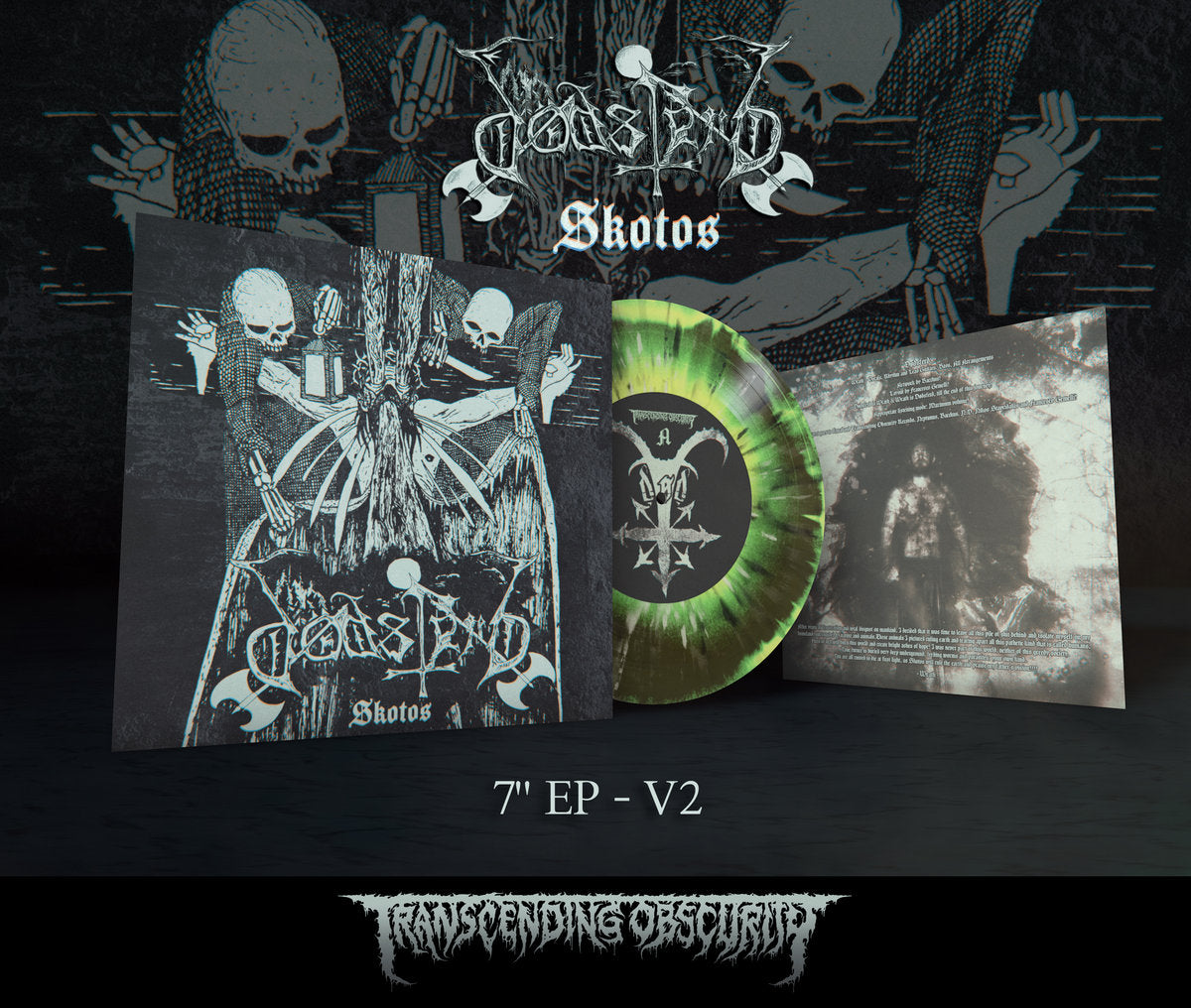 Dodsferd (Greece) "Skotos - 7" LP" Limited Edition 7"