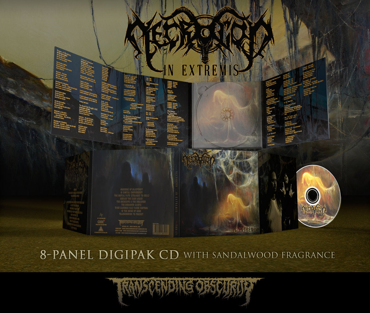 Necrogod "In Extremis Digipak CD" Limited Edition CD