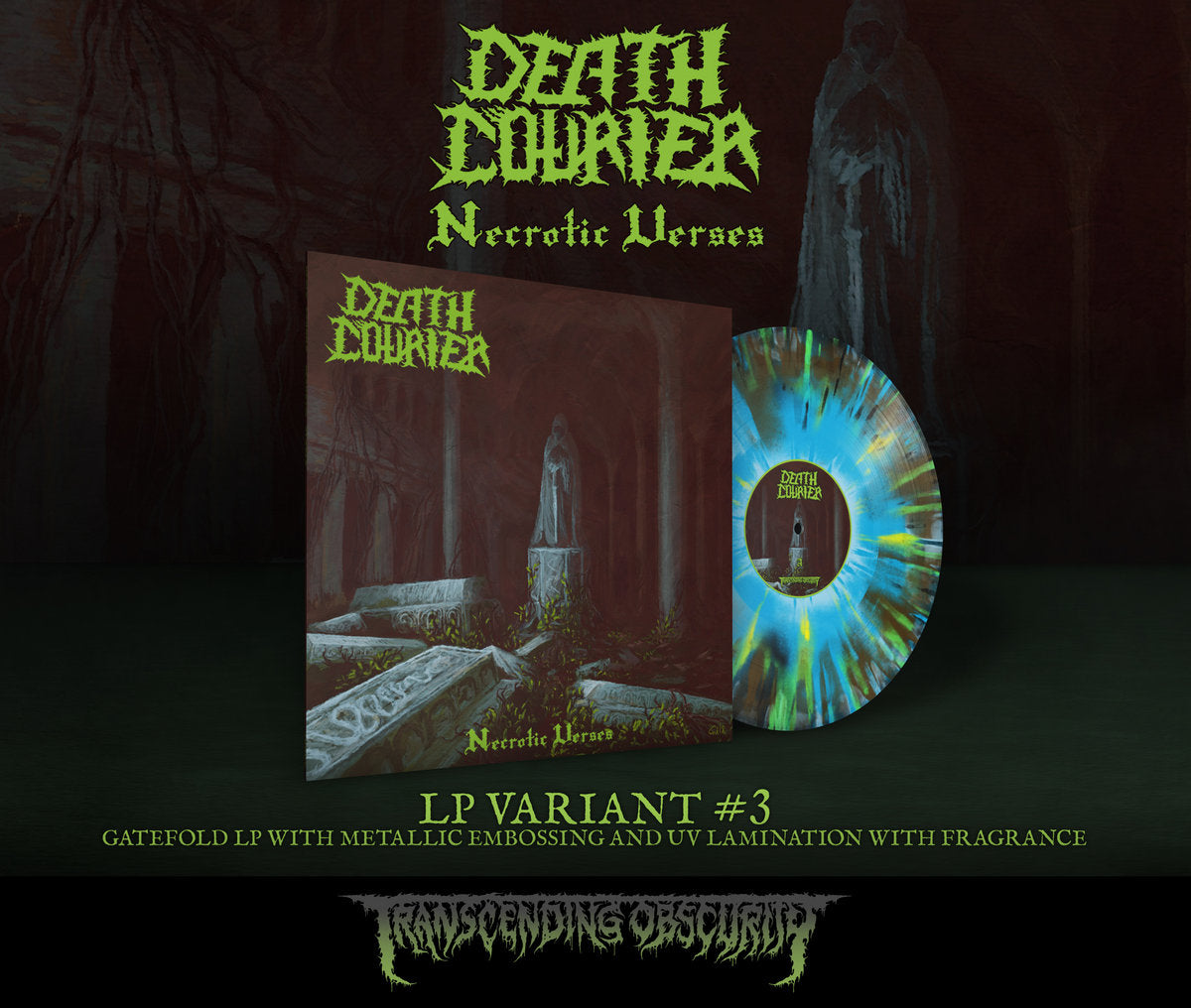 Death Courier (Greece) "Necrotic Verses" Limited Edition 12"