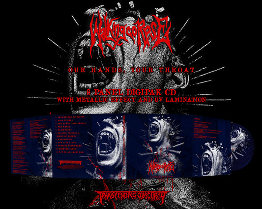 Walking Corpse "Our Hands, Your Throat" Hand-numbered Edition CD