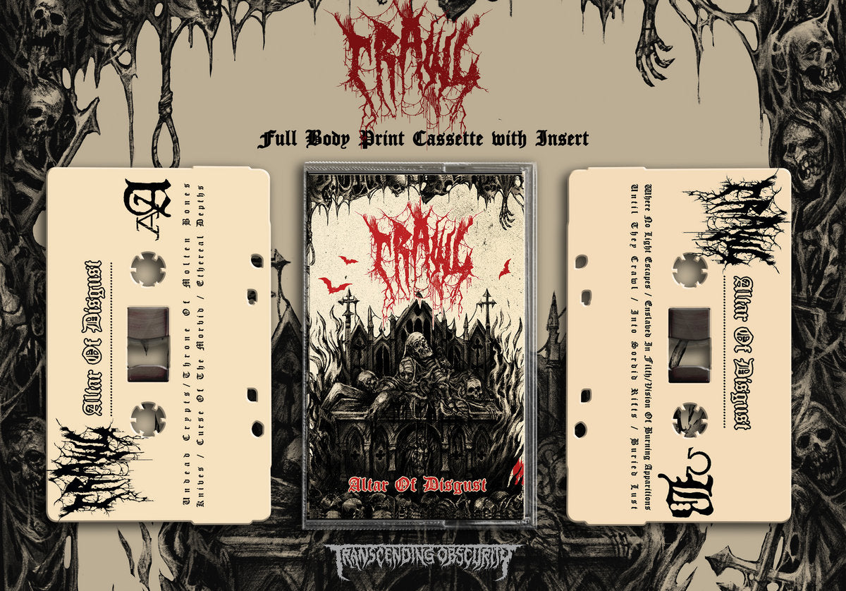 Crawl "Altar Of Disgust" Hand-Numbered Edition Cassette