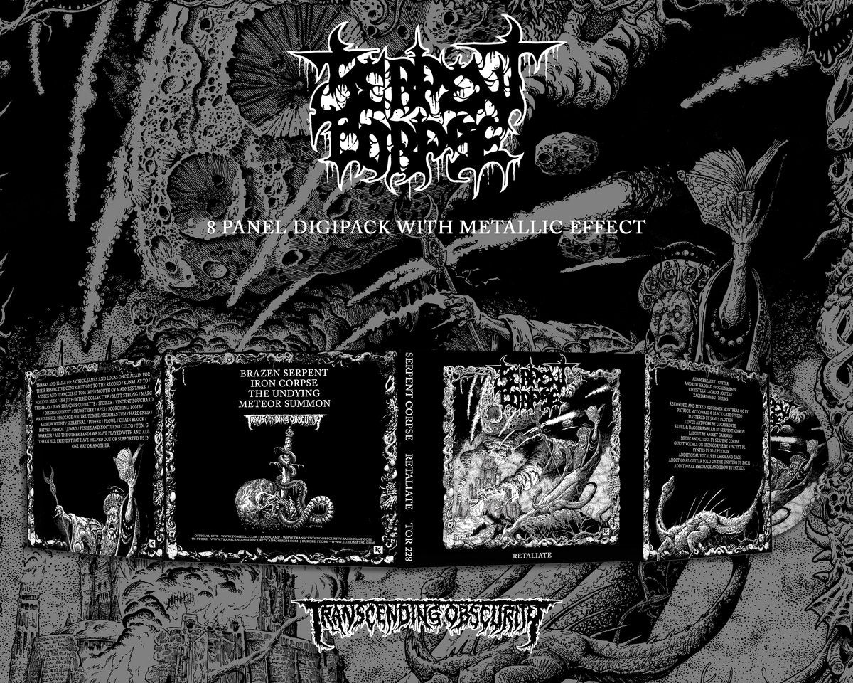 Serpent Corpse "Retaliate" Hand-numbered Edition CD