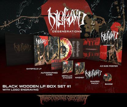 Diskord "Degenerations Wooden LP Box" Limited Edition 12"