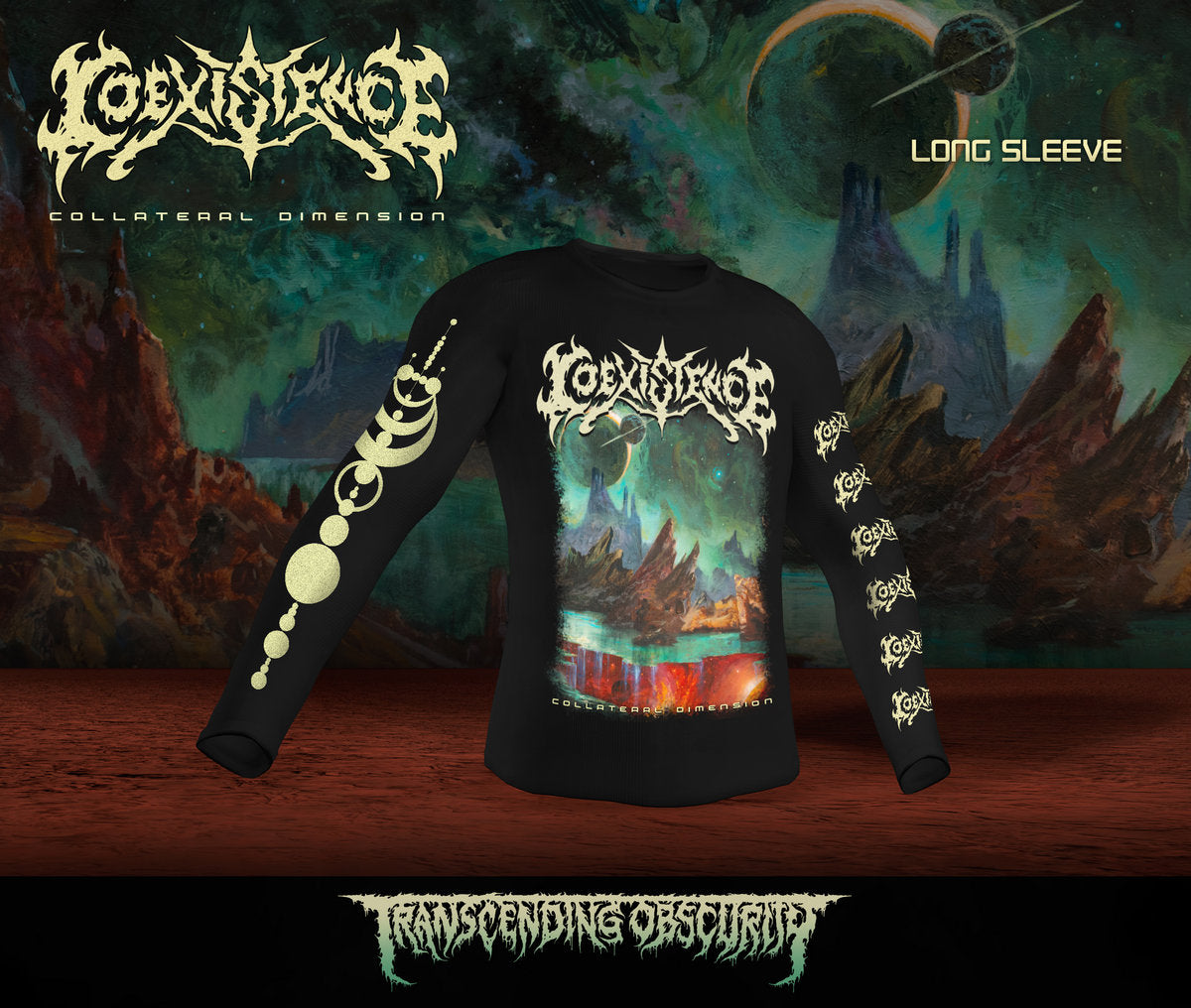 Coexistence (Italy) "Collateral Dimension Long Sleeve t-shirt" Limited Edition Longsleeve