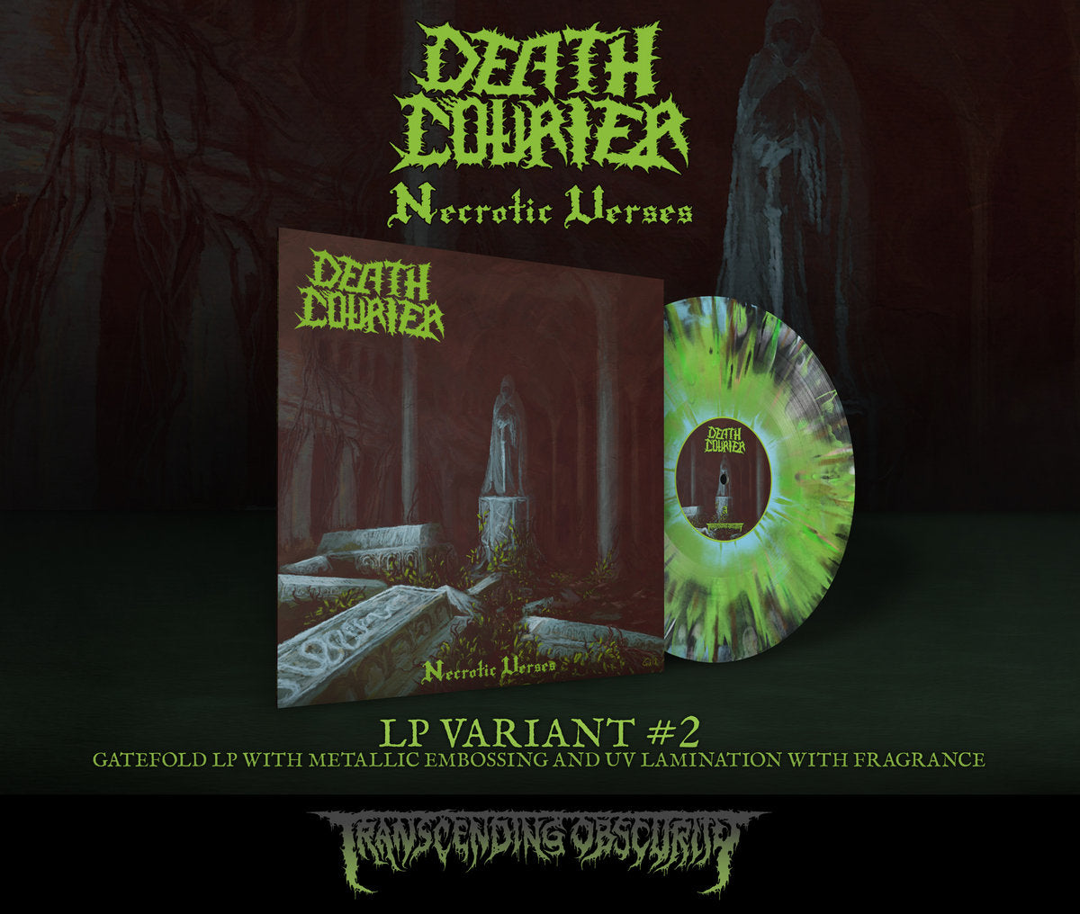 Death Courier (Greece) "Necrotic Verses" Limited Edition 12"