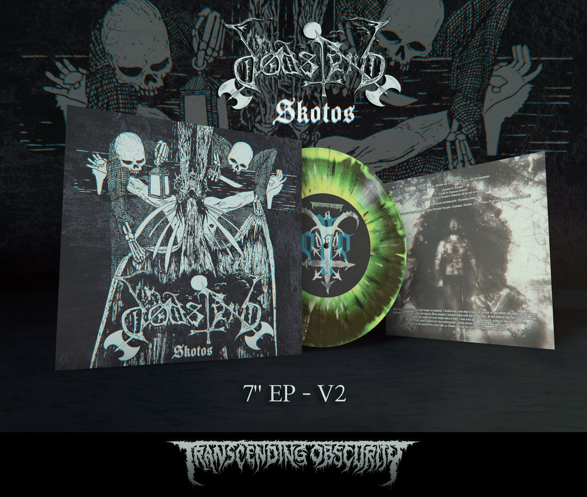 Dodsferd (Greece) "Skotos - 7" LP" Limited Edition 7"