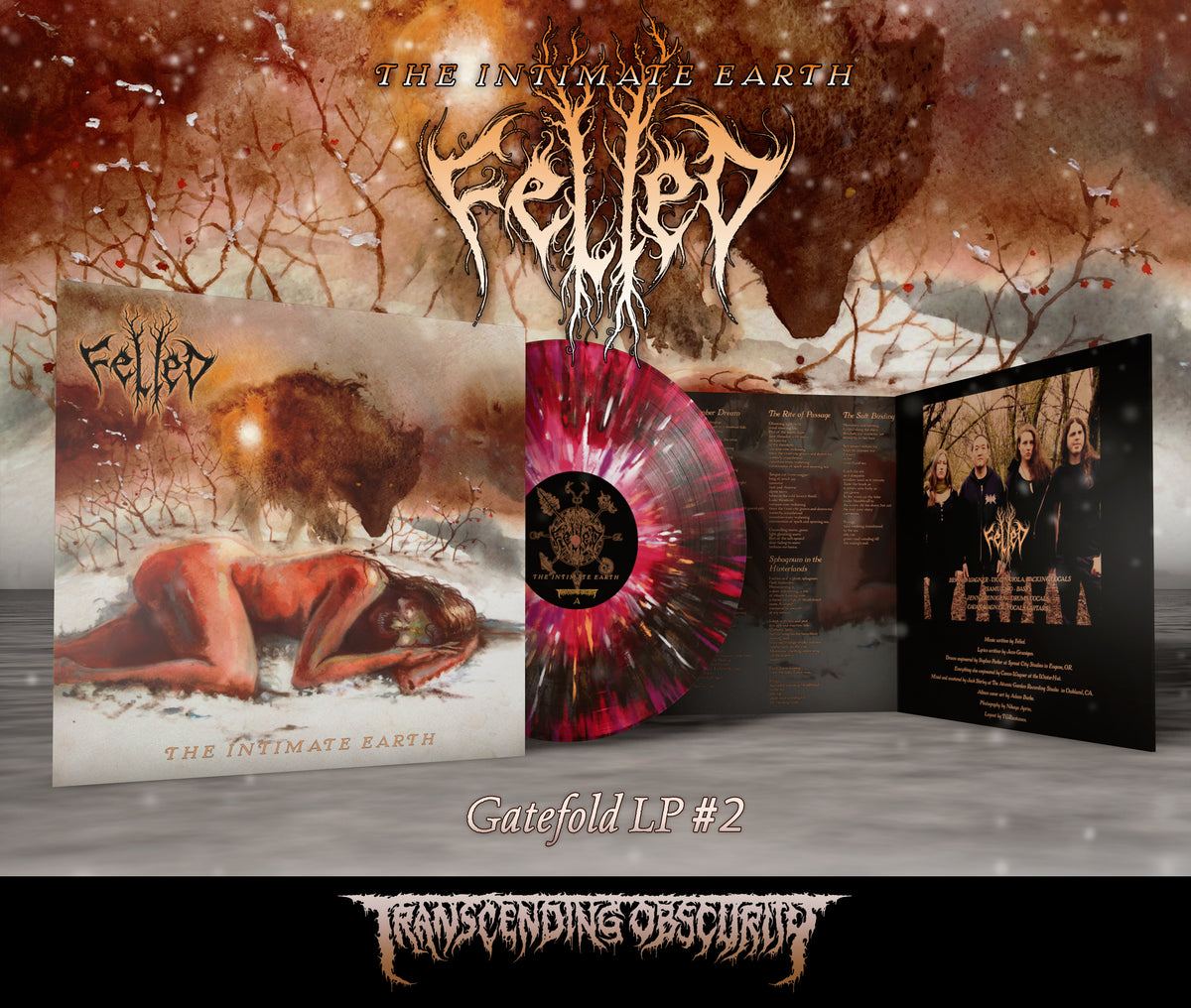 Felled "The Intimate Earth Gatefold LPs" Limited Edition 12"