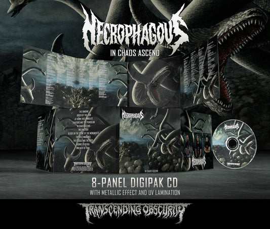 Necrophagous "In Chaos Ascend Digipak CD " Limited Edition CD