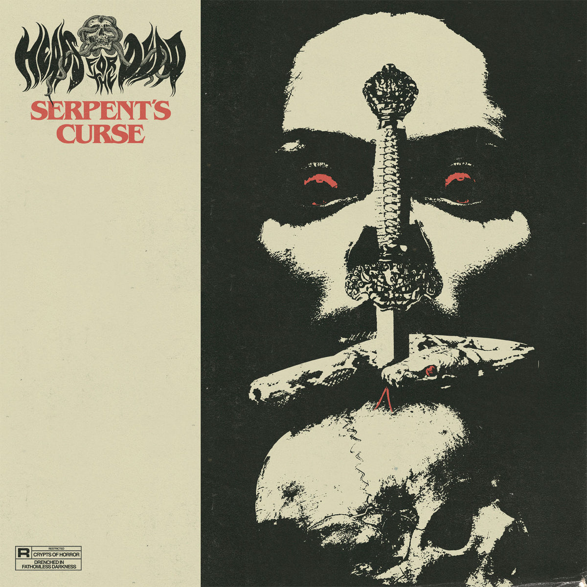 Heads For The Dead (UK/Germany) "Serpent's Curse" 8-Panel Digipak CD with 12-Page Booklet CD