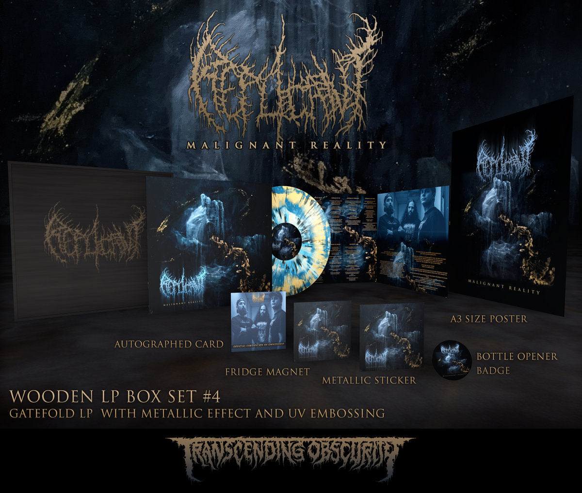 Replicant "Malignant Reality Wooden LP Box" Limited Edition 12"