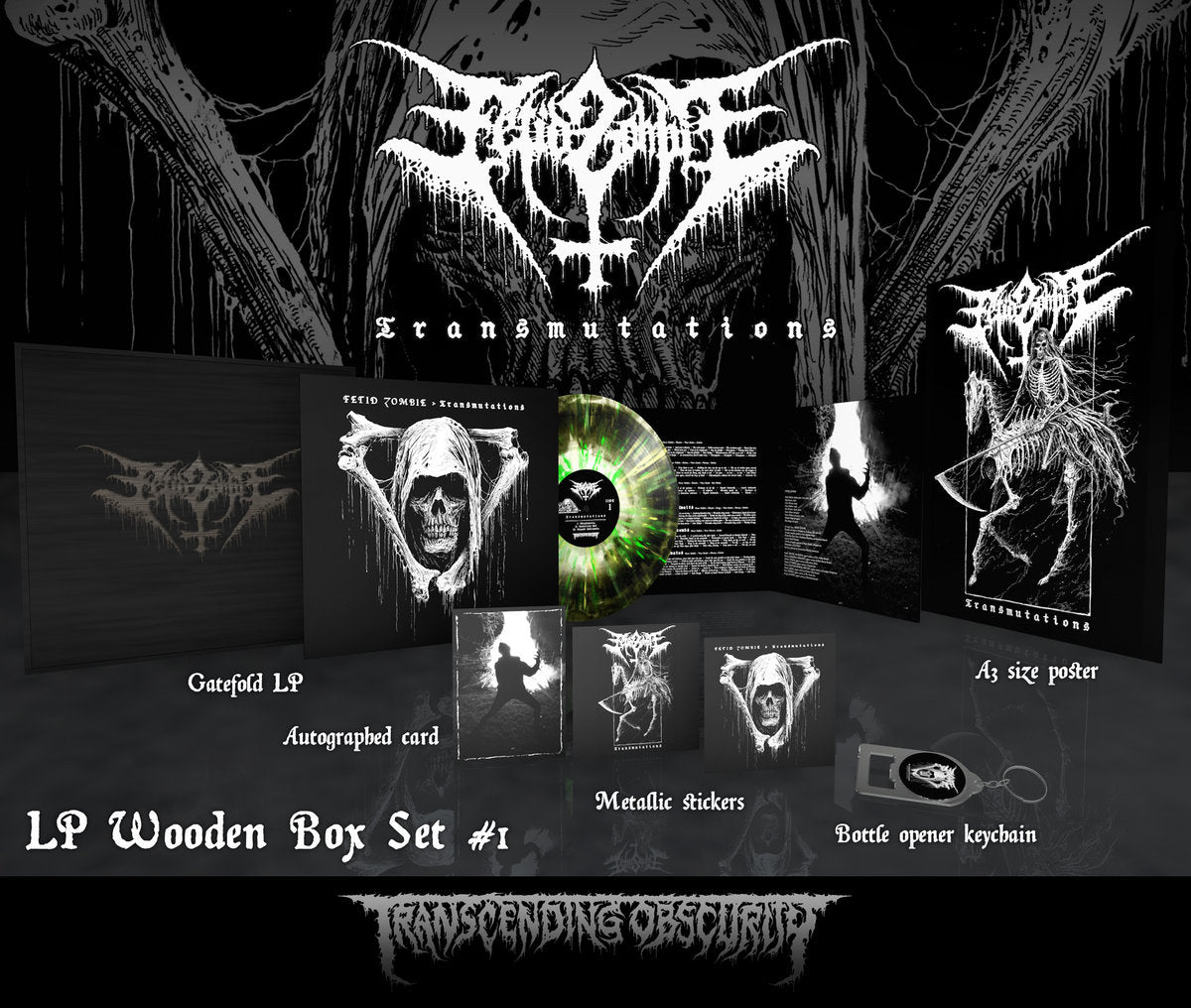 Fetid Zombie "Transmutations LP Box Set" Limited Edition 12"