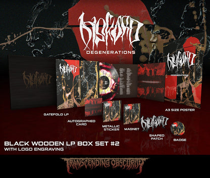 Diskord "Degenerations Wooden LP Box" Limited Edition 12"