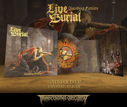 Live Burial "Unending Futility Crystal Clear LP" Limited Edition 12"