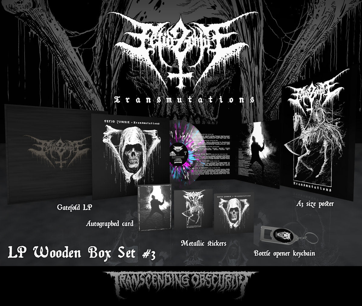 Fetid Zombie "Transmutations LP Box Set" Limited Edition 12"