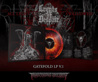 Crypts Of Despair (Lithuania) "All Light Swallowed Gatefold LP" Limited Edition 12"