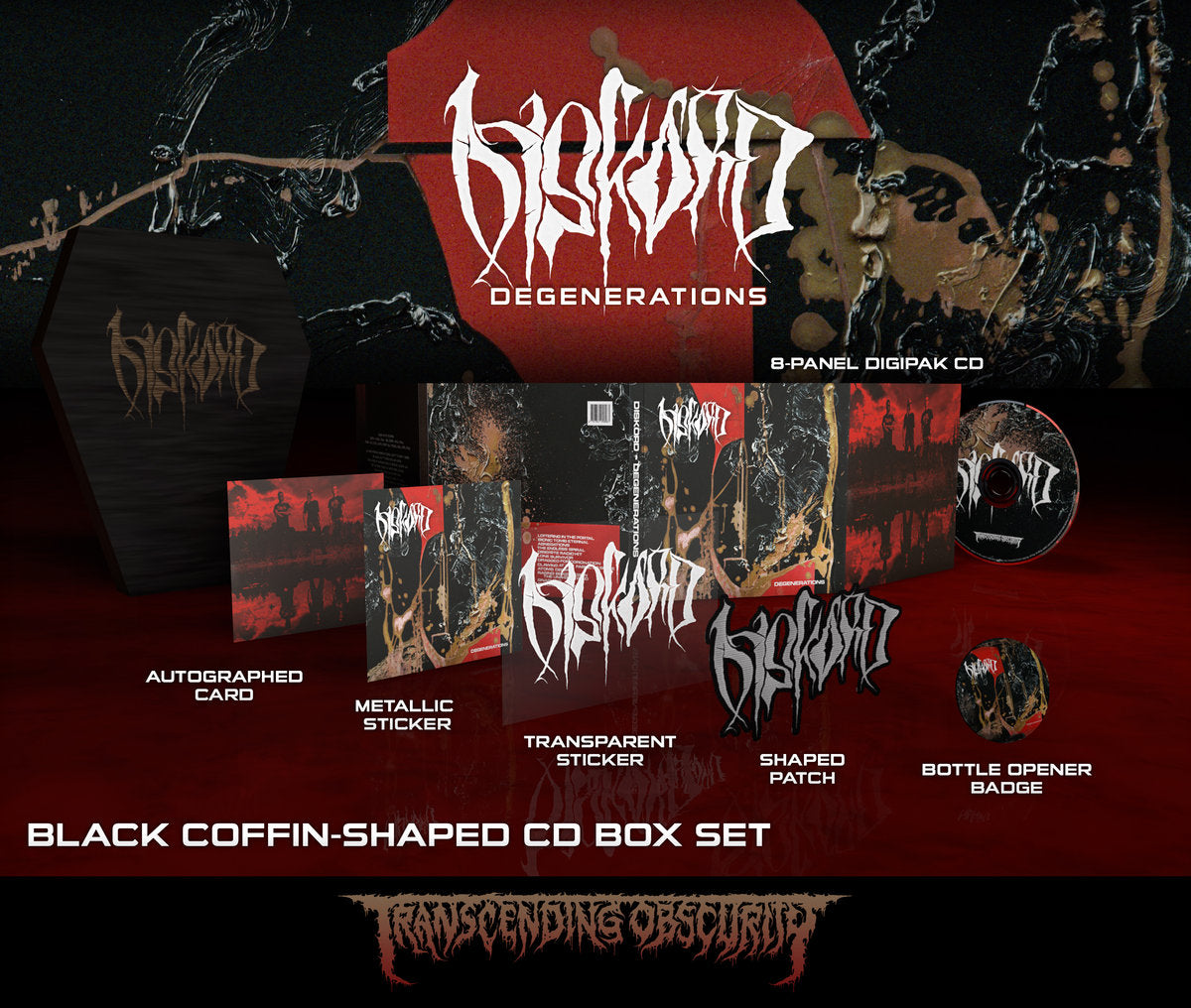 Diskord "Degenerations Wooden CD Box" Limited Edition Boxset
