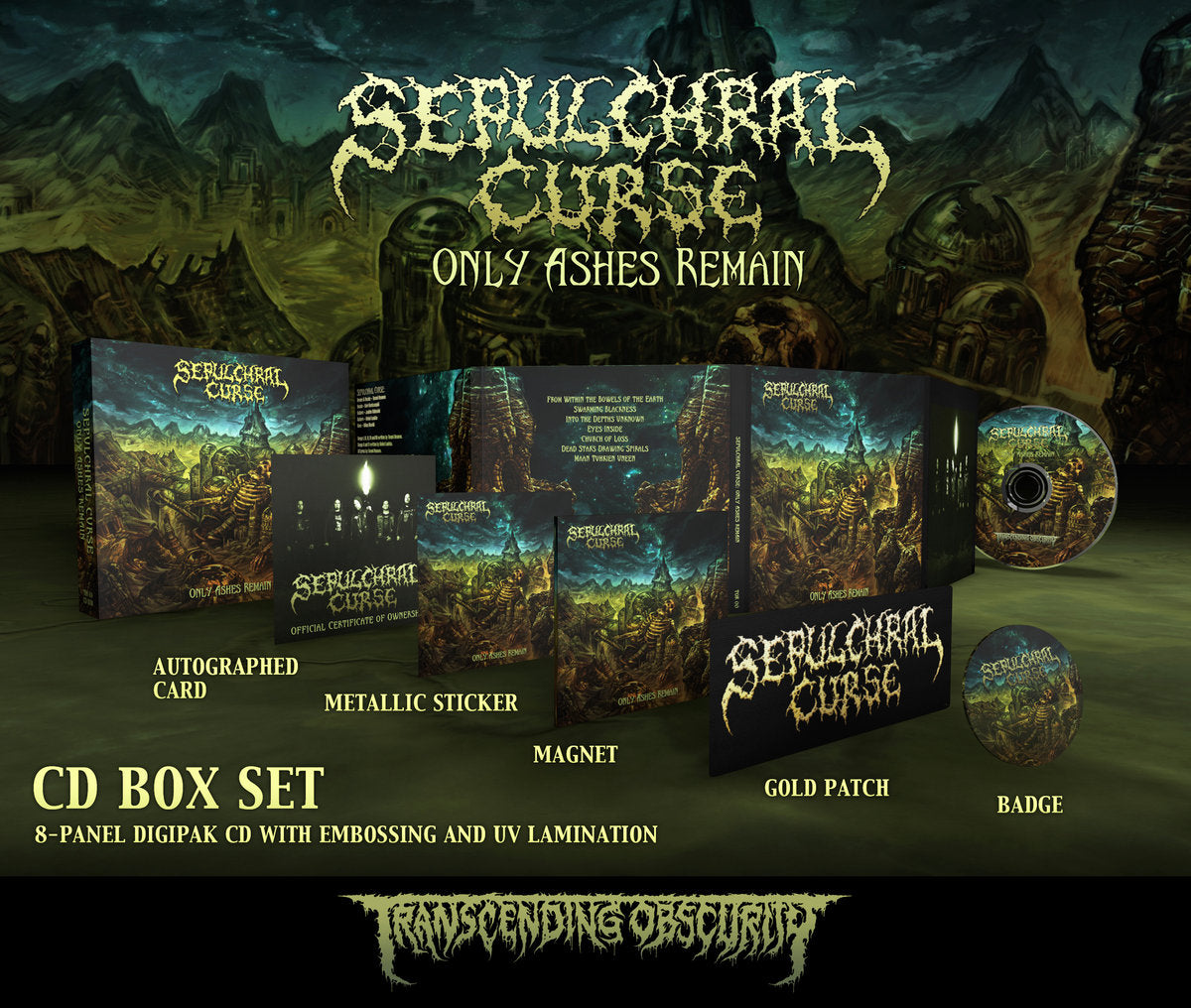 Sepulchral Curse (Finland) "Only Ashes Remain" Limited Edition Boxset