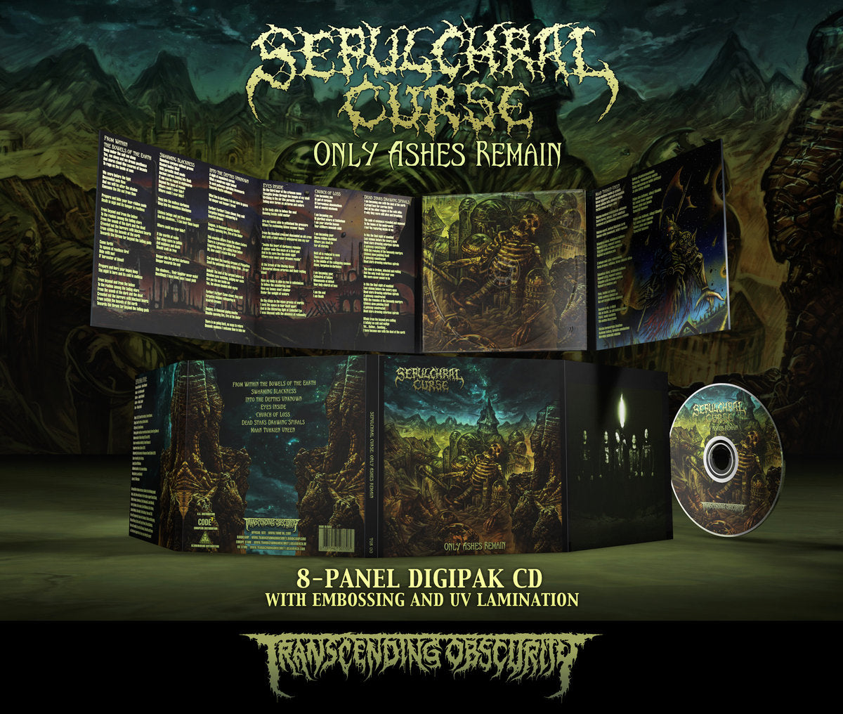 Sepulchral Curse (Finland) "Only Ashes Remain" Limited Edition CD