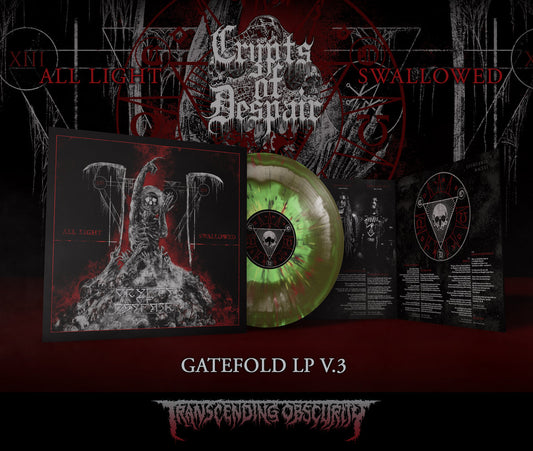 Crypts Of Despair (Lithuania) "All Light Swallowed Gatefold LP" Limited Edition 12"