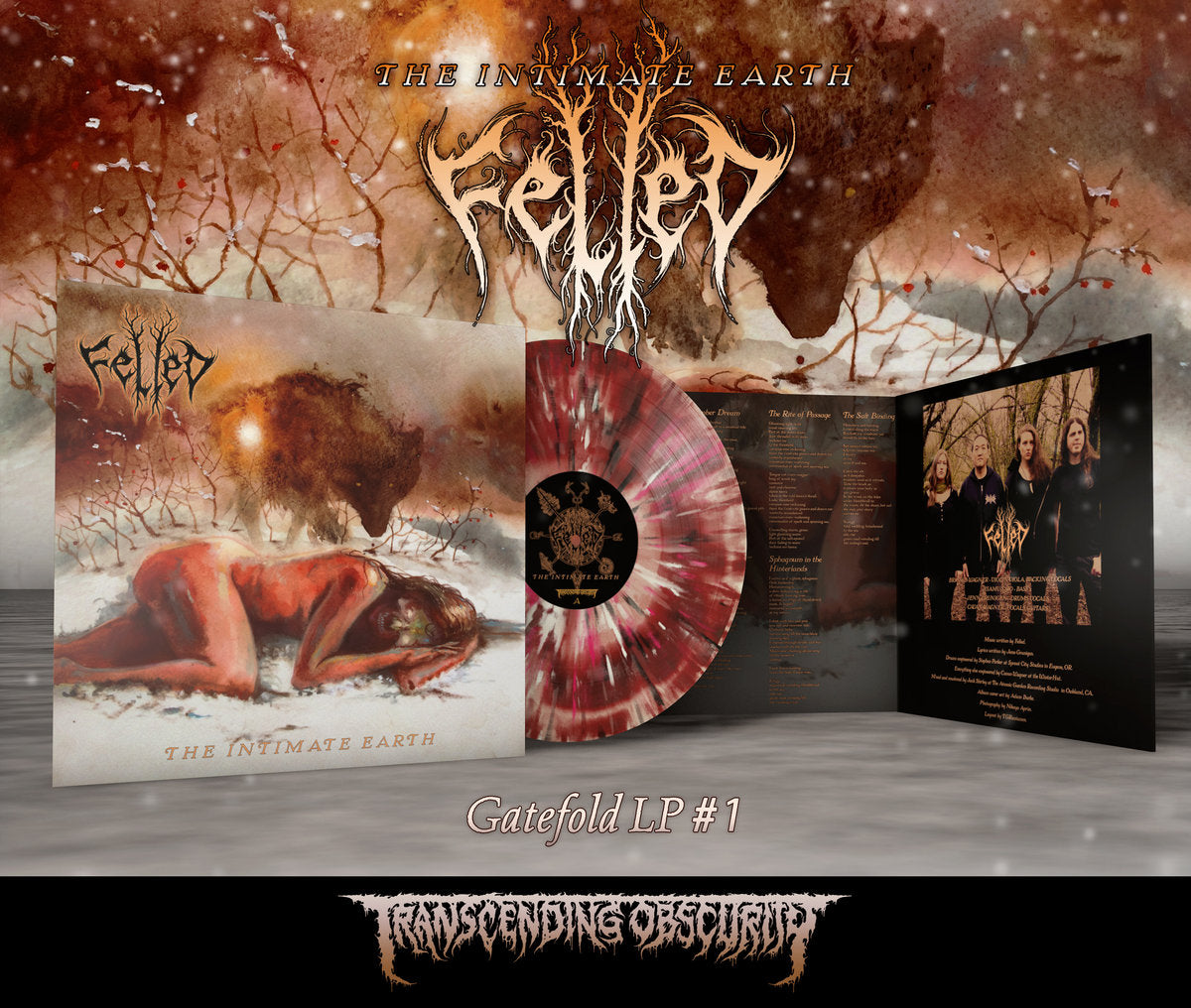 Felled "The Intimate Earth Gatefold LPs" Limited Edition 12"