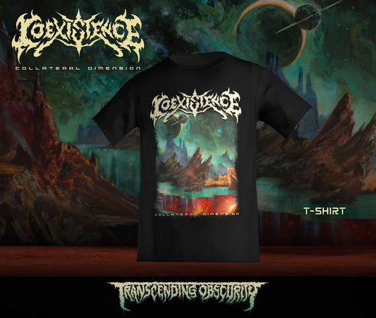 Coexistence (Italy) "Collateral Dimension Album artwork T-shirt" Limited Edition T-Shirt