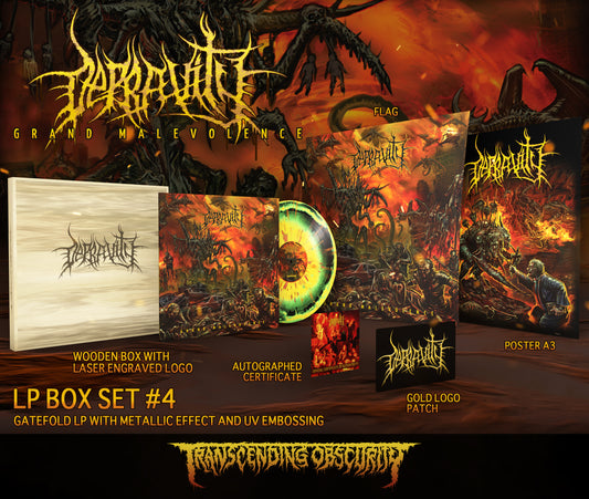 Depravity (Australia) "Grand Malevolence Variant #4 Wooden LP Box Set" Limited Edition Boxset