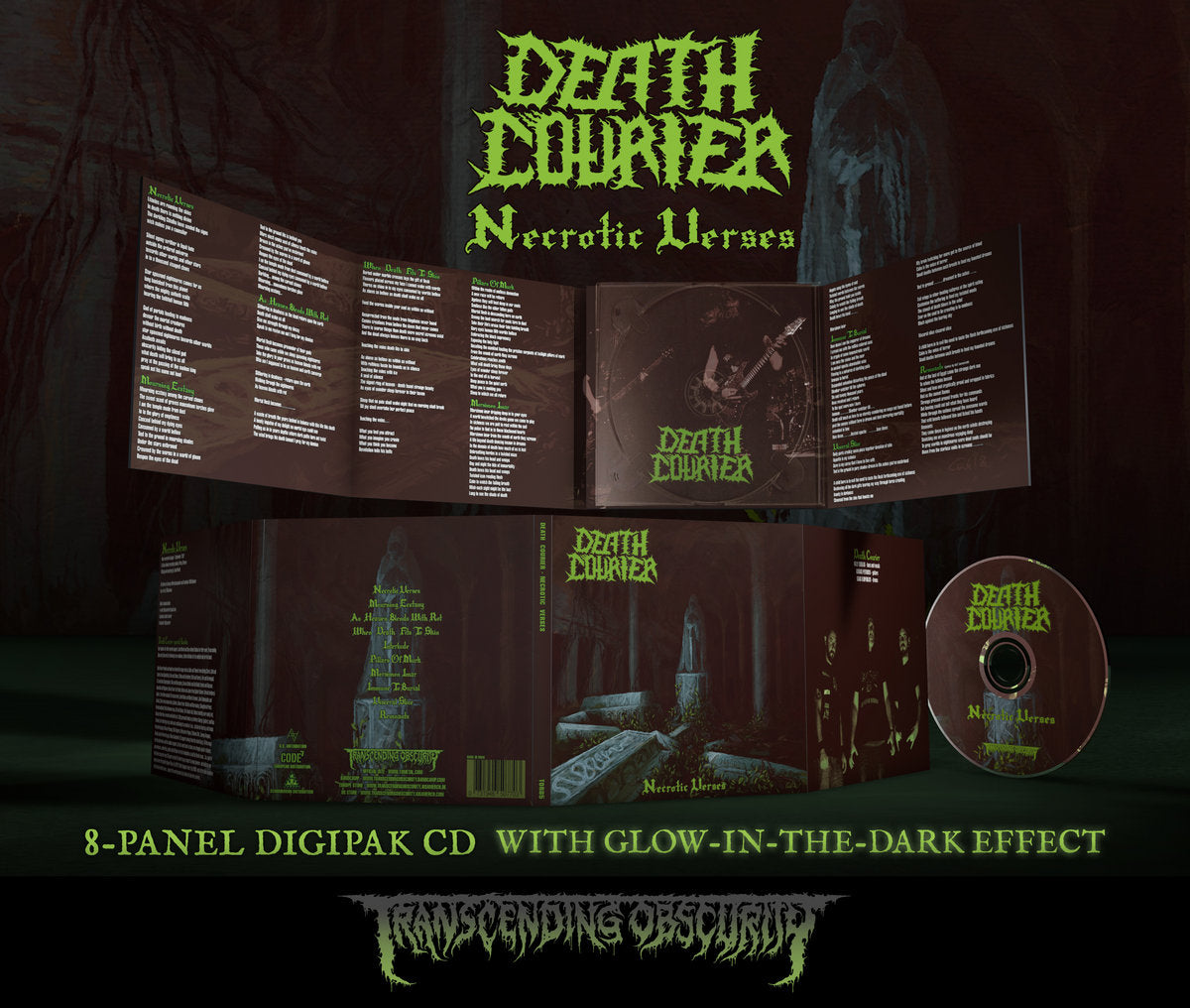 Death Courier (Greece) "Necrotic Verses" Limited Edition CD