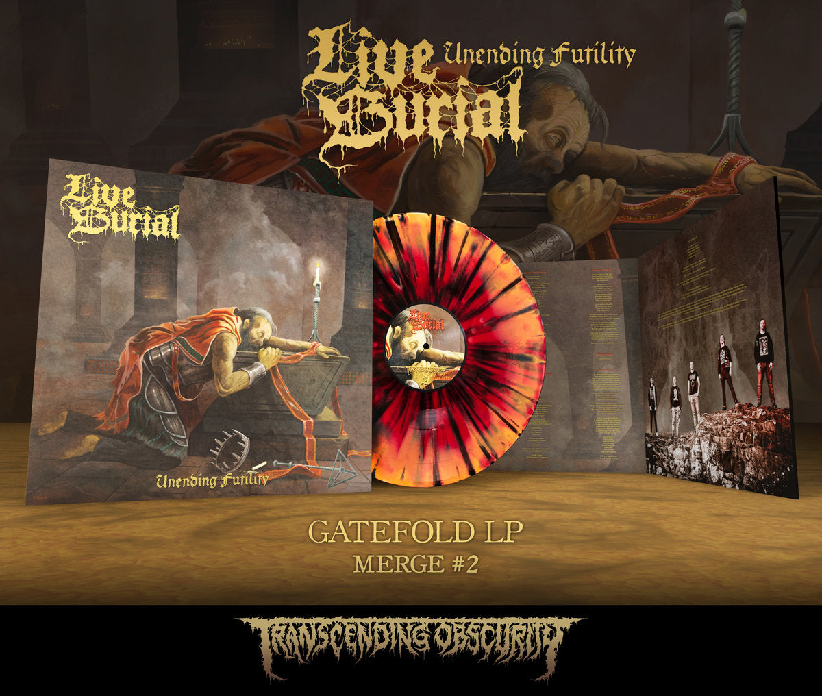 Live Burial "Unending Futility Merge #2" Limited Edition 12"