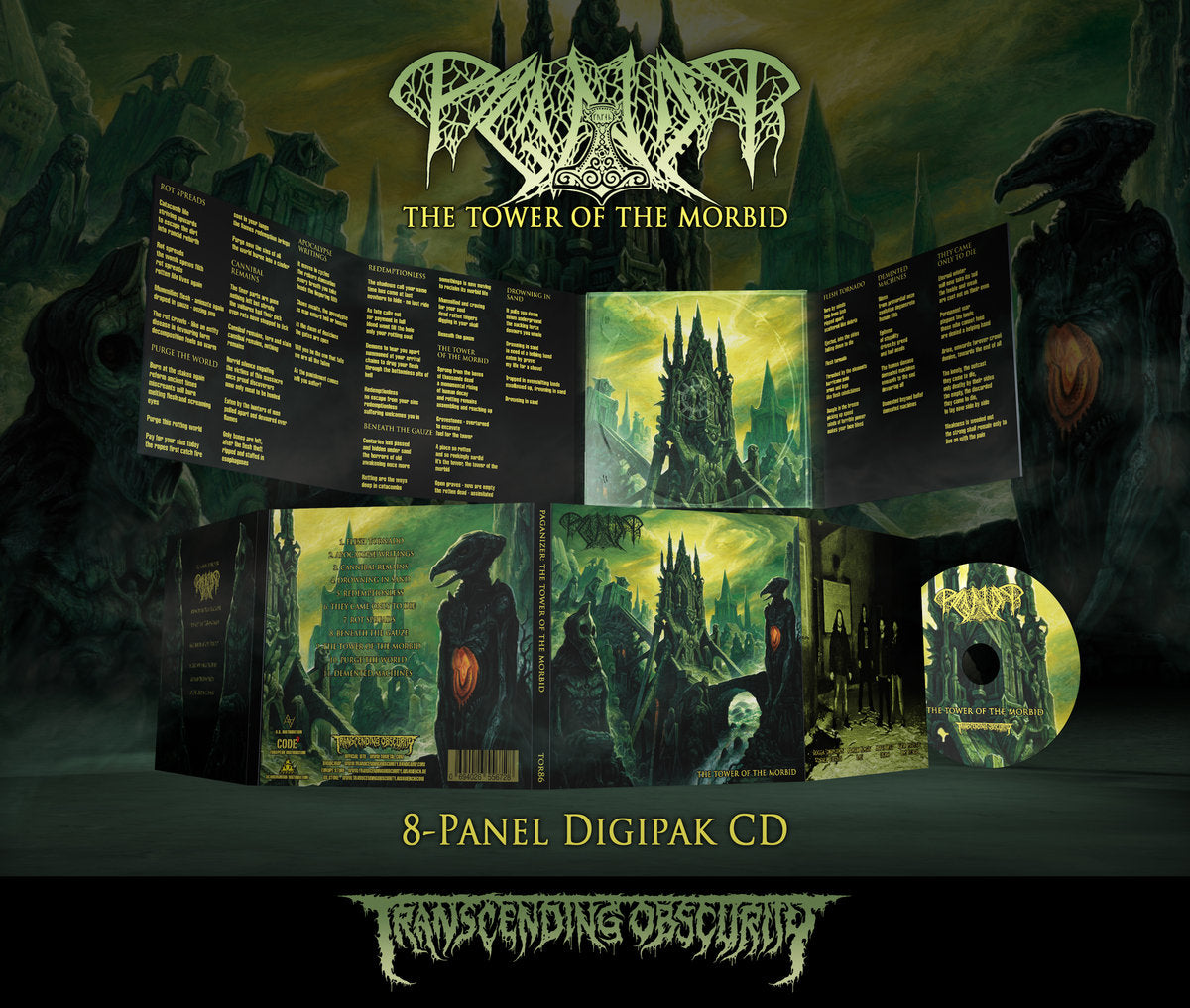 Paganizer (Sweden) "The Tower of the Morbid" CD
